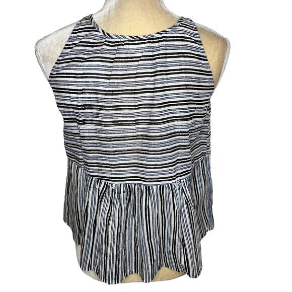 Anokhi NEW NWT Striped Sleeveless Blouse Tank Top Size XS - Picture 4 of 8
